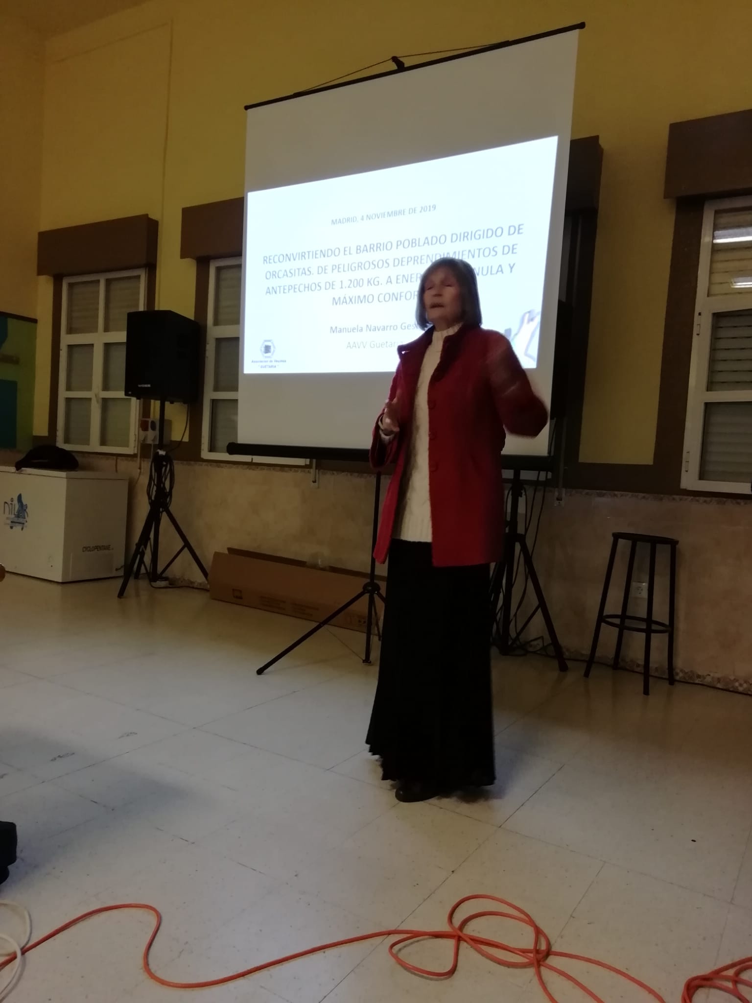 Visita AV Guadalajara Nvbre 2019. Presentado proyecto del Poblado Dirigido de Orcasitas.