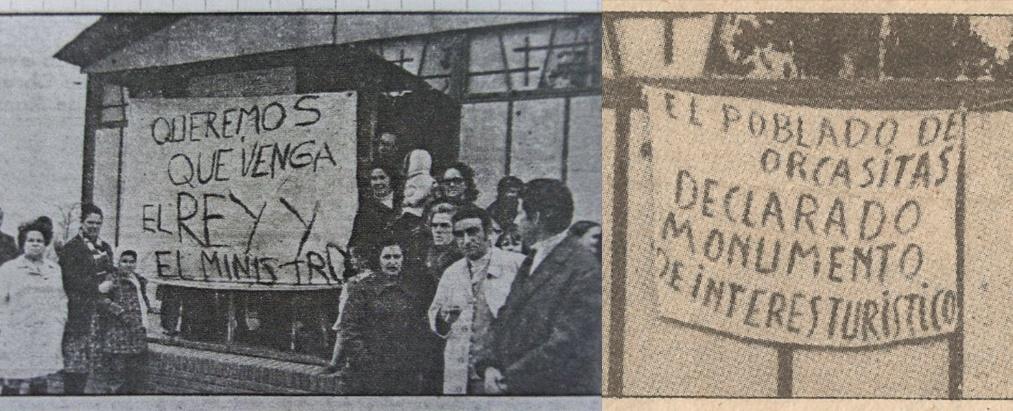 Vecinos encerrados en la iglesia